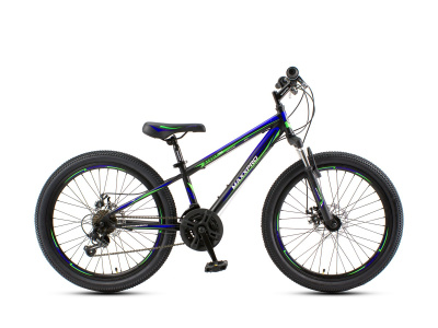 Велосипед Maxxpro Steely 24 pro ( 14" Черно-синий)