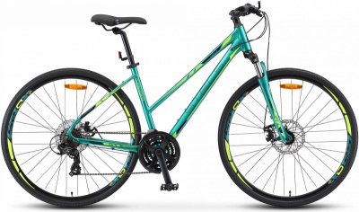 Велосипед Stels Cross 130 Lady MD 28" ( 18" Зеленый)