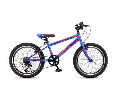 Велосипед Maxxpro Steely 20 lite (2020) (M2000-4 122-134 см (7-11 лет) Сине-оранжевый)