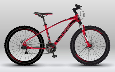 Велосипед Maxxpro Katar 26 elite (2020) (M2602-3 17" Красно-черный)