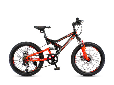 Велосипед Maxxpro Sensor 20 pro (2020) (M2014-5 122-134 см (7-11 лет) Черно-красный)