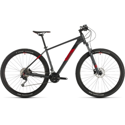 Велосипед CUBE 2020 AIM SL 27.5 (301500-18 18" Серо-красный)