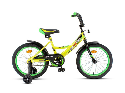 Велосипед Maxxpro Sport 18 (2019) (SPORT-18-2 115-128 см (6-8 лет) Желто-зеленый)