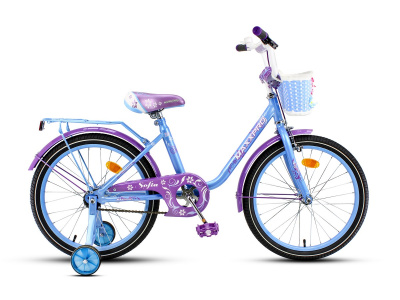 Велосипед Maxxpro Sofia M20 (2020) (SOFIA-M20-3 122-134 см (7-11 лет) Голубо-сиреневый)