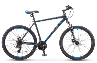 Велосипед Stels Navigator-700 MD 27.5" (V020 21" Серо-синий)