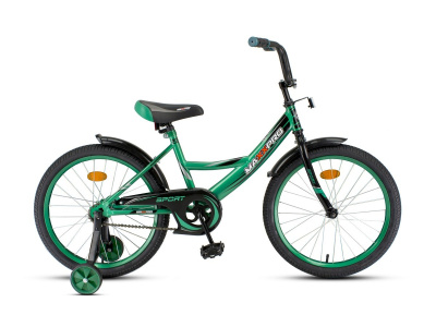 Велосипед Maxxpro Sport 20 (2019) (SPORT-20-1 122-134 см (7-9 лет) Зелено-черный)