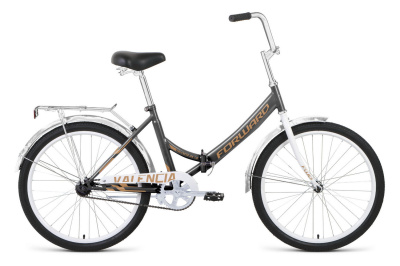 Велосипед Forward Valencia 24 1.0  ( 16" Серый)