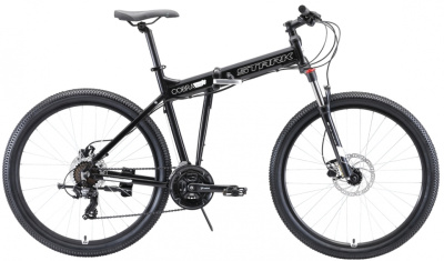 Велосипед Stark'20 Cobra 27.2 HD (H000016458 18" Черно-белый)