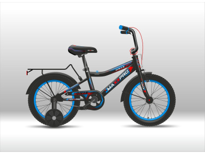 Велосипед Maxxpro Onix M20 (2020) (ONIX-M20-5 122-134 см (7-11 лет) Черно-синий)