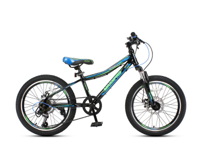 Велосипед Maxxpro Steely 20 ultra (2020) (M2003-1 122-134 см (7-11 лет) Сине-зеленый)