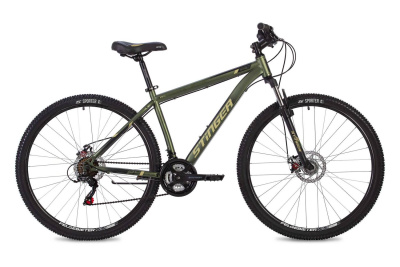 Велосипед Stinger Caiman D 29"  (29SHD.CAIMAND.18BK0 18" Черный)