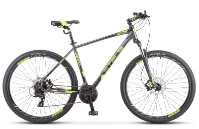 Велосипед Stels Navigator-930 D 29" (V010 20.5" антрацитовый-черный-лайм)