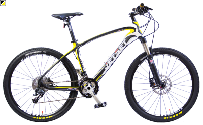 Велосипед Jetset JS977/2 carbon желто-черный (js977/2 17" Желто-черный)