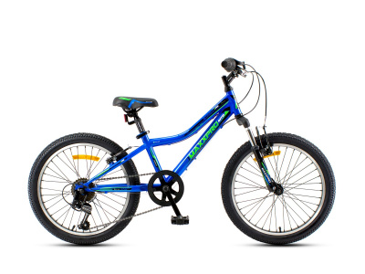 Велосипед Maxxpro Steely 20 pro (2019) ( 122-134 см (7-11 лет) Сине-зеленый)