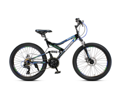 Велосипед Maxxpro Sensor 24 ultra (2020) (M2414-2 17" Черно-синий)