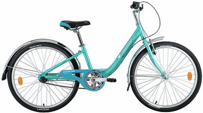 Велосипед Novatrack Ancona 24" ( 12" Зеленый)