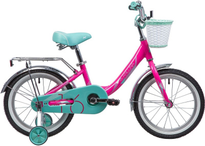 Велосипед Novatrack Ancona 16" (167AANCONA.PN9 110-118 см (5-6 лет) Розовый)