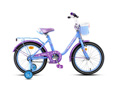 Велосипед Maxxpro Sofia M18 (SOFIA-M18-3 115-128 см (6-8 лет) Голубо-сиреневый)