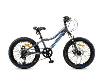 Велосипед Maxxpro Steely 20 ultra (2019) ( 122-134 см (7-11 лет) Серо-синий)