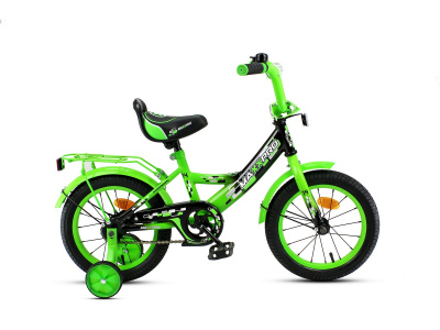 Велосипед Maxxpro M14 (2020) (MAXXPRO-M14-2 105-110 см (4-5 лет) Салатово-черный)