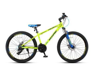 Велосипед Maxxpro Hellcat 26 pro (2020) (M2606-2 14" Желто-синий)