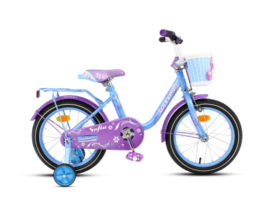 Велосипед Maxxpro Sofia M16 (2020) (SOFIA-M16-3 110-118 см (5-6 лет) Голубо-сиреневый)