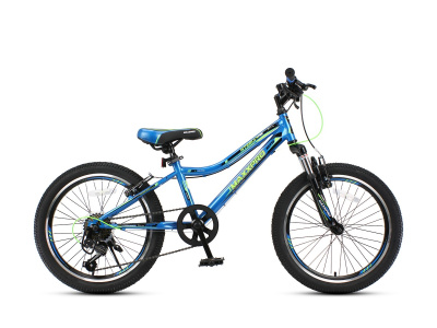 Велосипед Maxxpro Steely 20 pro (2020) (M2002-1 122-134 см (7-11 лет) Сине-зеленый)