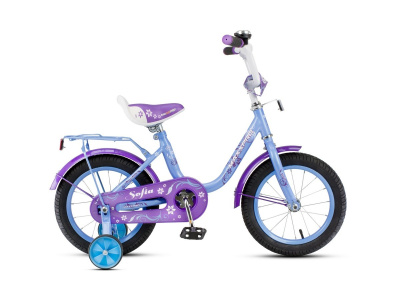 Велосипед Maxxpro Sofia 14 (2019) (SOFIA-14-3 105-110 см (4-5 лет) Бирюзово-сиреневый)