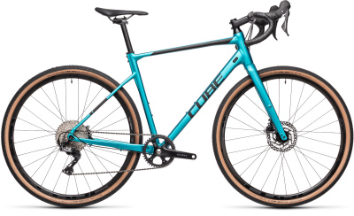 Велосипед CUBE 2021 NUROAD EX (480150-58 XL(58cm) Бирюзово-черный)