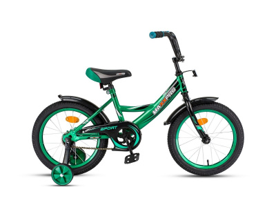 Велосипед Maxxpro Sport 16 (2019) (SPORT-16-1 110-118см (5-6 лет) Зелено-черный)