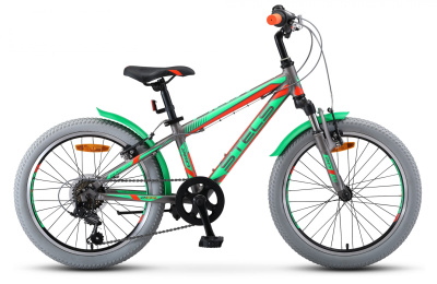 Велосипед Stels Pilot 260 Gent (LU091515 122-134 см (7-11 лет) Сине-зеленый)