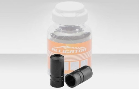 kolpachok_6_200464_nakonechnik_rubashki_perekl_4kh5.7kh17_plastik_ly_hpp02_b150_150sht_v_banke_chern_alligator_1697636047_1